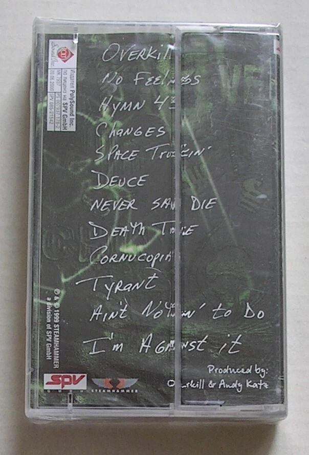 OVERKILL COVERKILL *RARE BULGARIAN CASSETTE TAPE* THRASH METAL - Image 2 of 2