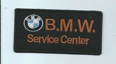 NEW 2 X 4'' BMW SERVICE CENTER IRON ON PATCH FREE SHIPPING 