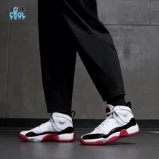 Air Jordan Jumpman Two Trey Shoes "Bred" White Black Red  DO1925-106