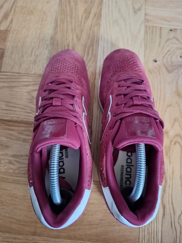 New Balance 996 Dark Red Trainers - Size UK 6 - Picture 2 of 8