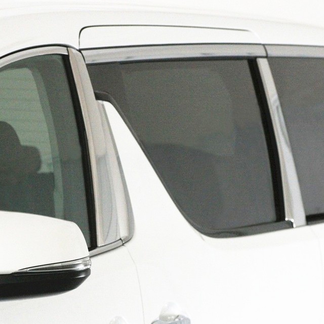 SUS304 Stainless Steel Pillar Cover Trims For Toyota Alphard Vellfire