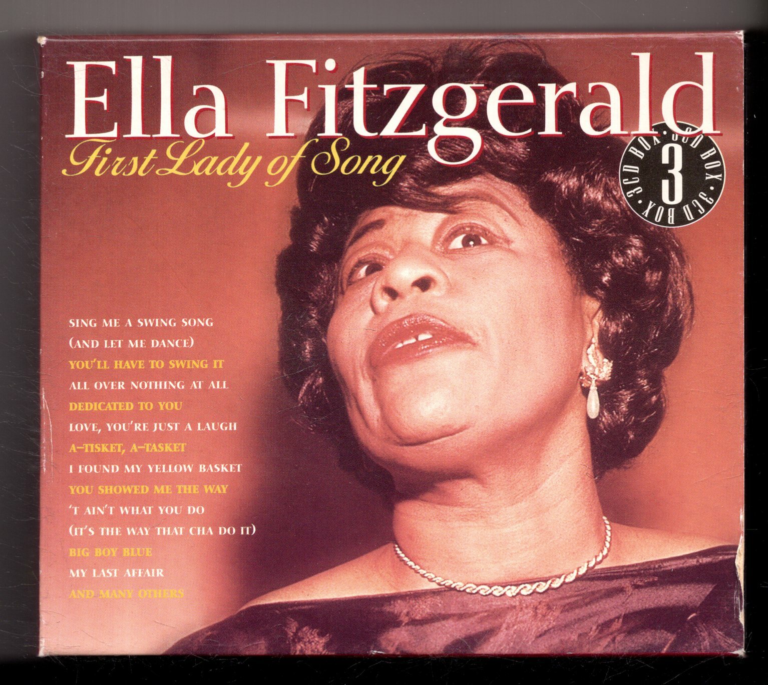 (JY648) Ella Fitzgerald, First Lady Of Song - 2000 Boxset CDs