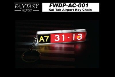 Taxiway Sign Key Chain (Kai Tak Airport) FWDP-AC-001 Fantasywings