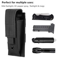 Tactical OWB Magazine Pouch for 9mm/.40/.45mm Pistol Mag Holder Holster Handgun