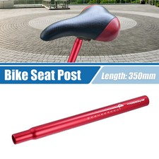 Bike Seatpost 27.2x350mm Seat Post for Mountain Road Bike Aluminum Alloy Red