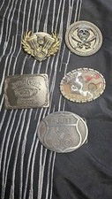 4 Motorcycle Belt Buckles