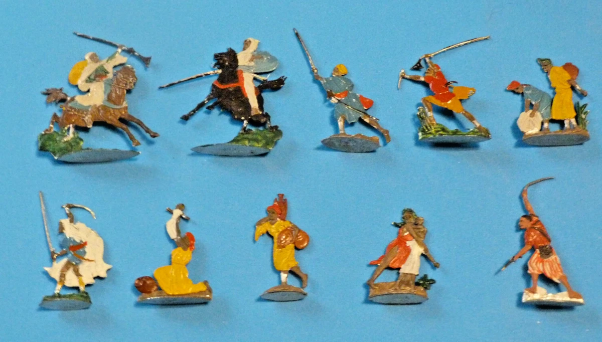 Plats d'étain 30mm - Zinnfiguren : CBG MIGNOT 10 soldats conquête Algérie (17