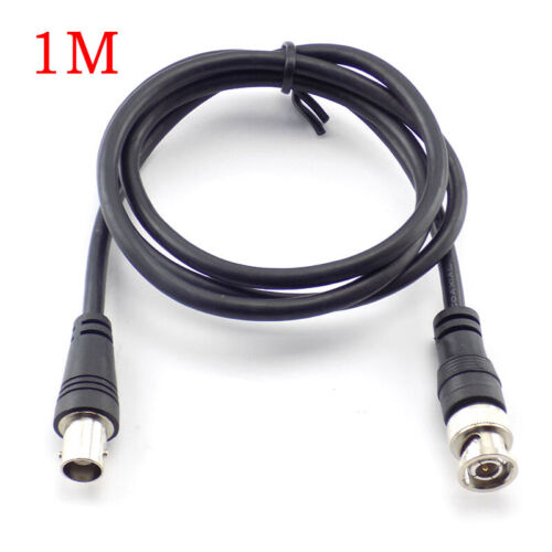 1M BNC Male To Female Extension Coaxial Cable Cords Connector Audio Video CCTV - Afbeelding 1 van 9