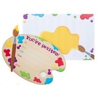 Paint Party Invitations on sale Paint Party Invitations on sale
