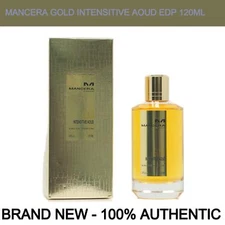 Mancera Gold Intensitive Aoud Eau de Parfum Unisex 120ml/4oz Spray, NEW IN BOX!