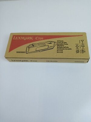 Genuine, Lexmark 15W0904 C720  Oil Bottle, Brand New, Never Used