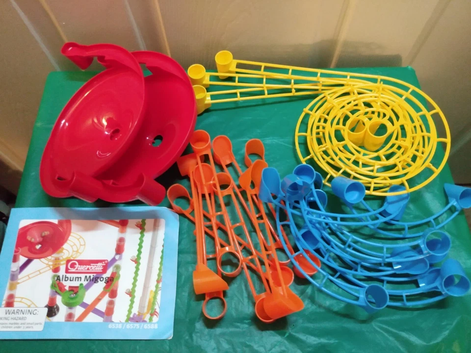 Quercetti Migoga Marble Run Maxi #6588 Complete With 41 Extra Pieces, 265 Total - Image 4 of 4