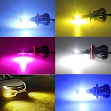 Strobe Switchback H8 H9 H11 Led Fog Driving Bulbs Light White Ice Blue Yellow