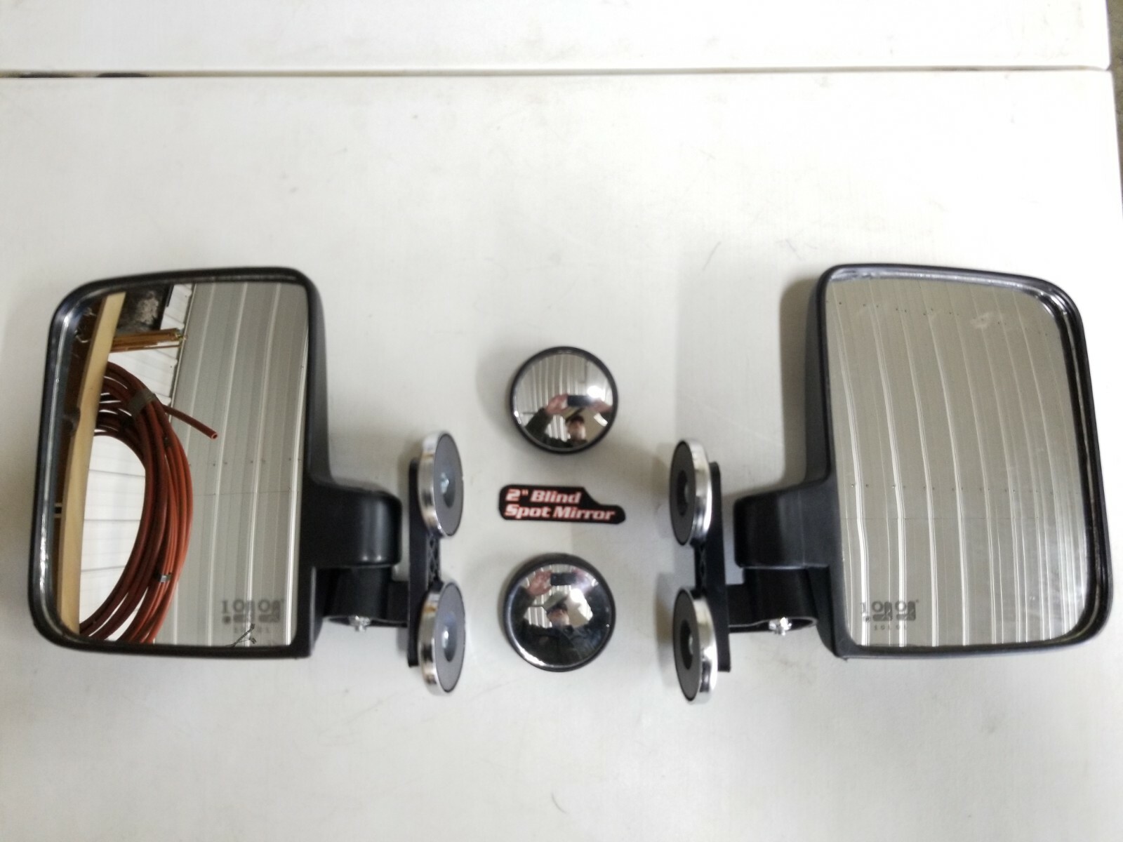 2 mirrors skid steer tractor bobcat john deere PLUS BLIND SPOT