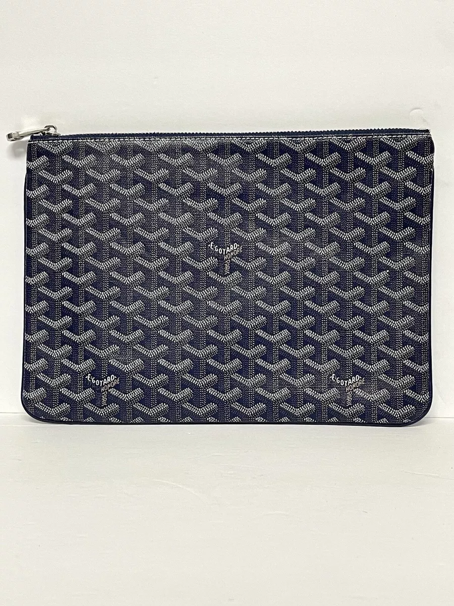 blue goyard pouch