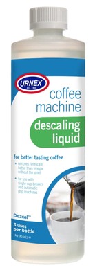 Urnex Coffee Maker Cleaner Descaler - 3 Uses Per Bottle - Professional Grade De