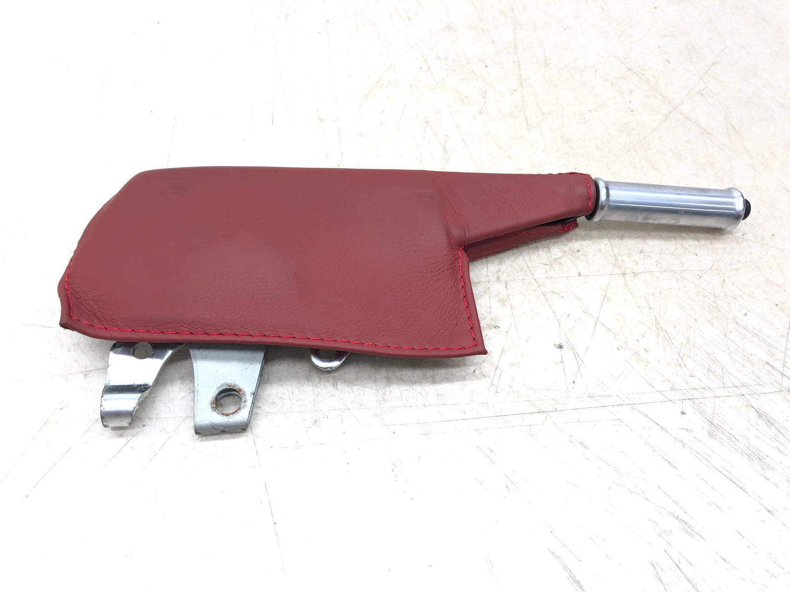 2009 ASTON MARTIN VANTAGE EMERGENCY PARKING HAND BRAKE LEVER LEATHER OEM