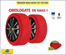 CALZE CATENE DA NEVE per auto OMOLOGATE sezione ruote Cerchio  265/75-15