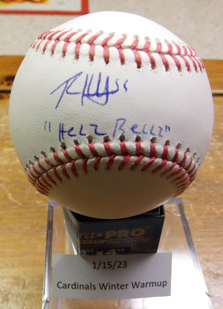 Ryan Helsley St Louis Cardinals Autographed MLB Baseball w/ inscript