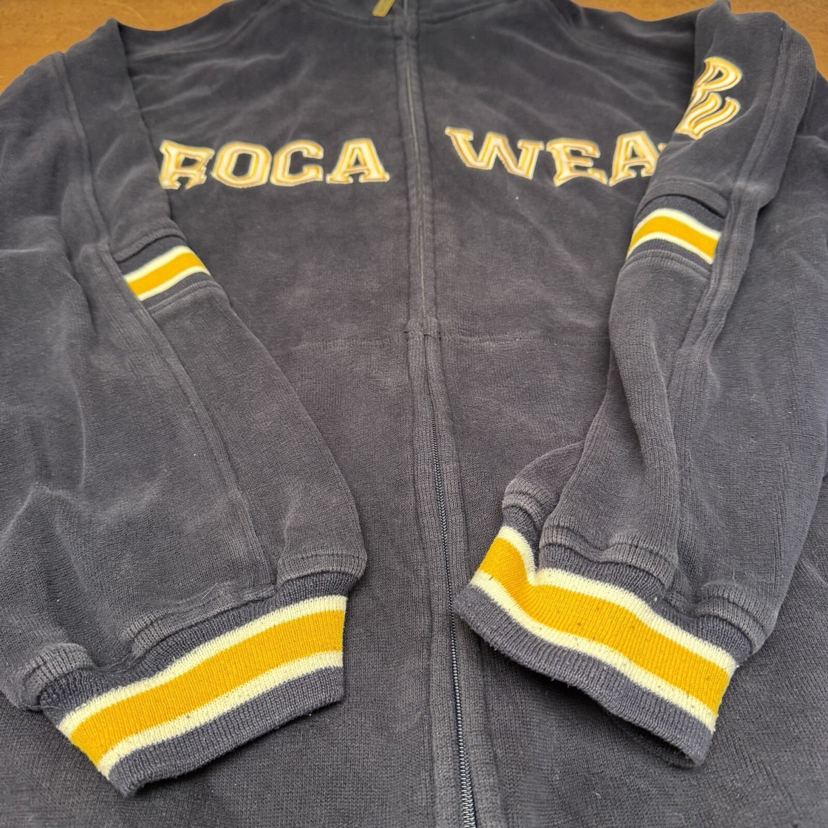 Vintage Rocawear Jacket Mens 3XL Blue Full Zip Big Logo Mock Vintage Rocawear Jacket Mens 3XL Blue Full Zip Big Logo Mock