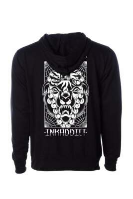 NEW MENS InkAddict CAMPBELL BLACK SHEEP PULLOVER HOODIE BLACK SMALL-3XLARGE 