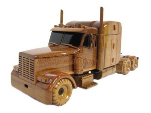 wooden semi