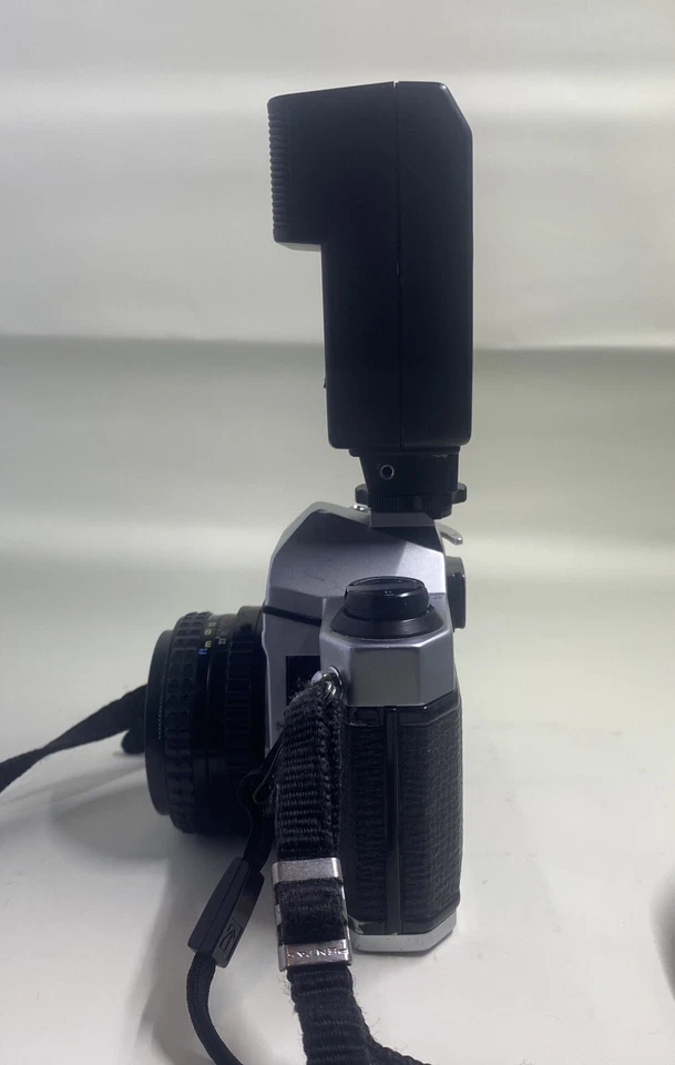 PENTAX K1000 35mm SLR FILM TESTED CAMERA + ASAHI SMC PENTAX-M 50mm 1:2 LENS - Image 4 of 4