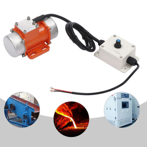 DC12V NUOVO Motore a Vibrazione con Regolatore di Velocità Motore Elettrico a Vibrazione DE 60W