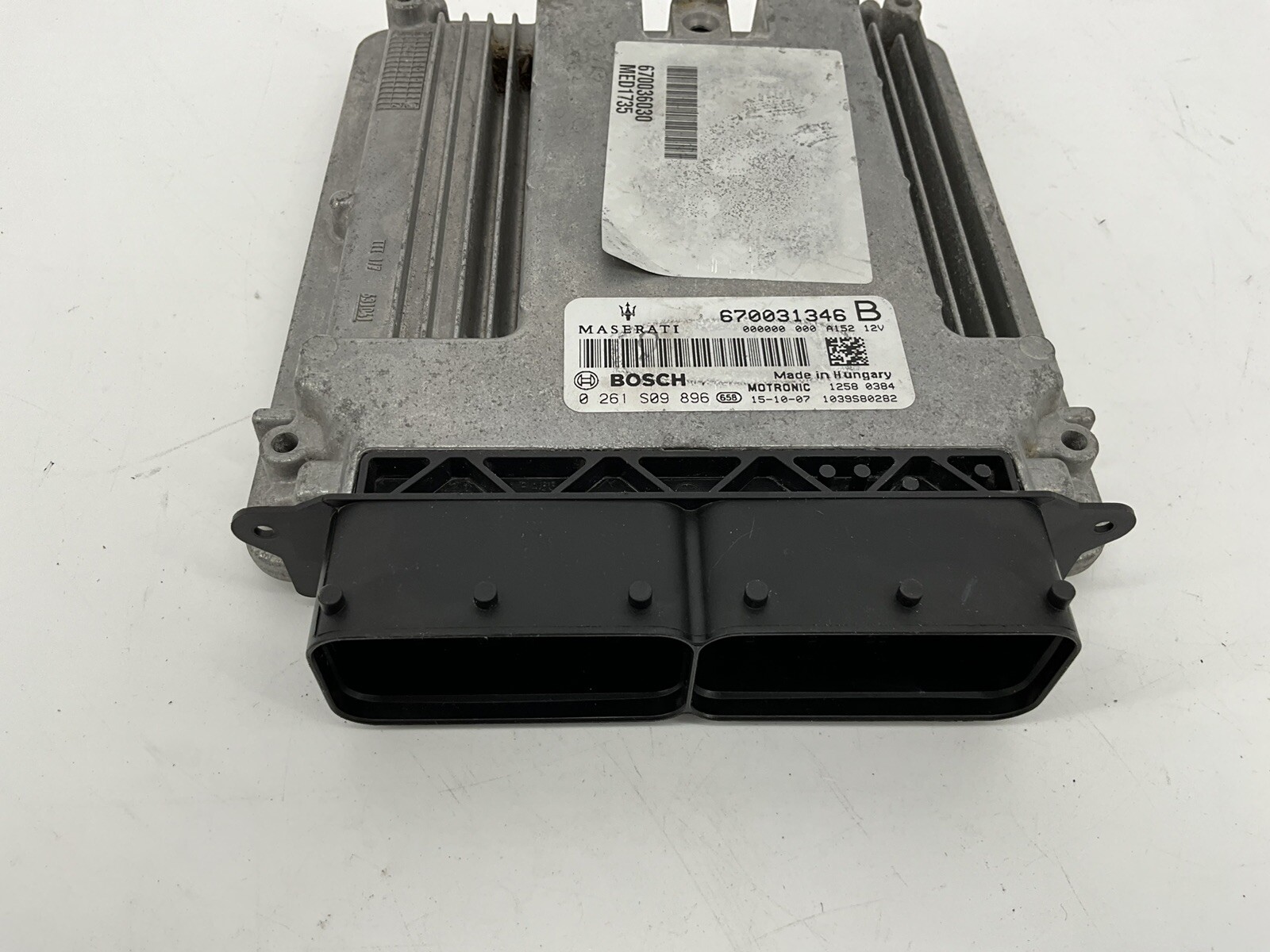2016 16 Maserati Quattroporte S 3.0L Engine Control Module ECU OEM 670031346B