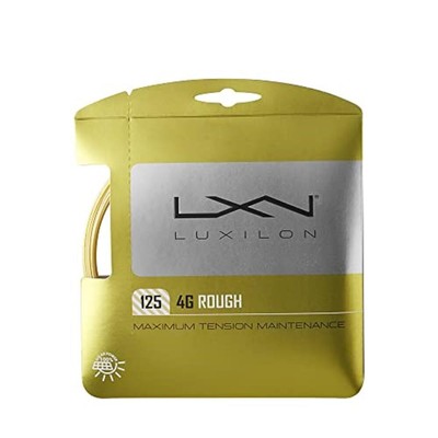 Luxilon 4G Rough 125 Tennis String - Set Gold