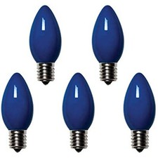 Holiday Bright Lights 9761123 C9 Christmas Light Bulbs44; Blue44; 1 in. - 25
