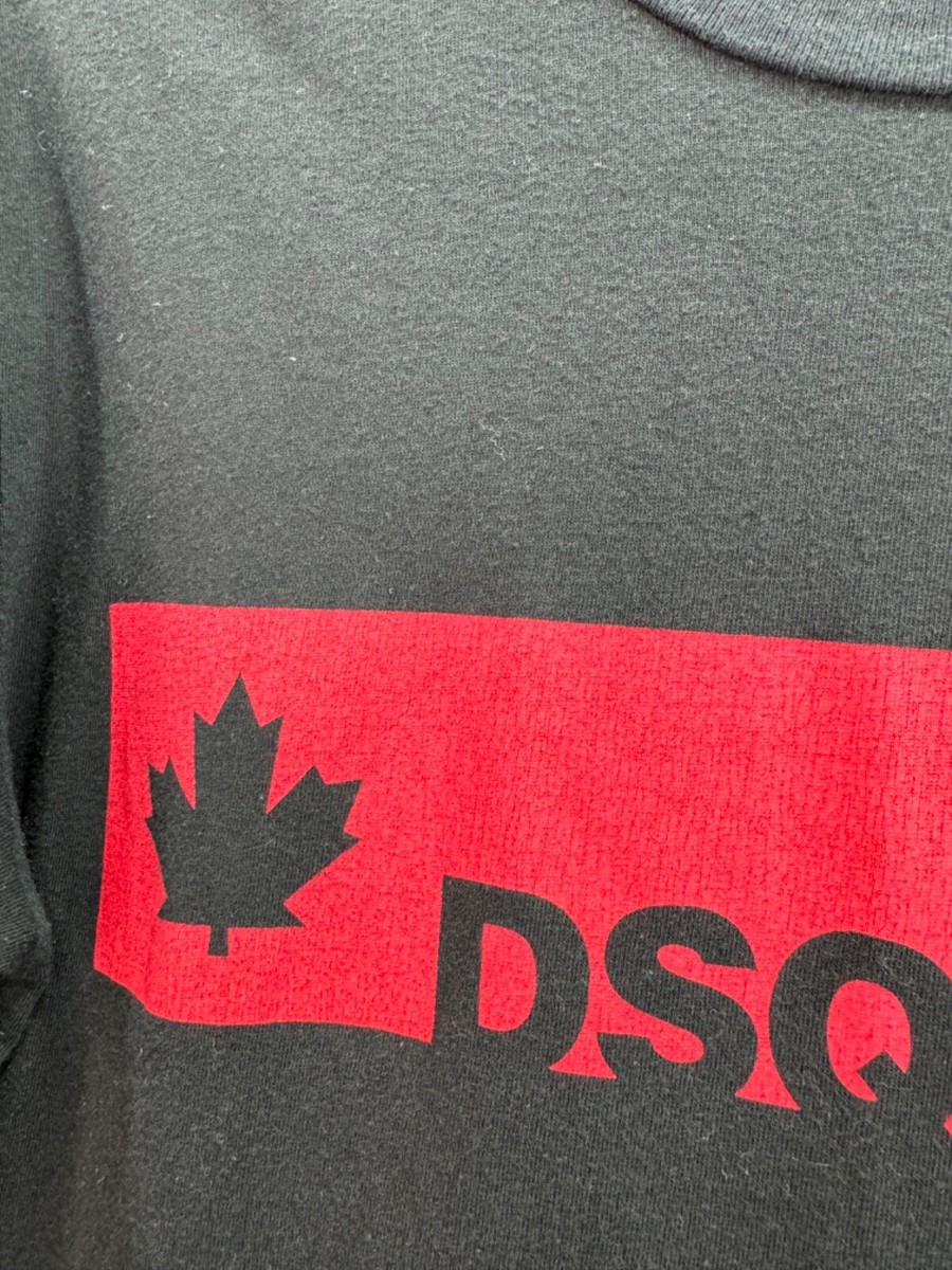 DSQUARED2 メープルリーフLOGOブラックTシャツ SIZE M Men's Dsquared2 Black Leaf Icon Crew Neck T-Shirts Size S | eBay