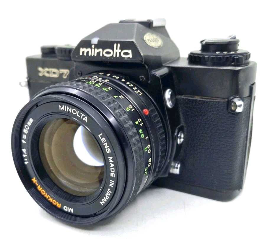 A1237 Minolta XDカメラ MD ROKKOR 50mm f/1.7 Minolta 50mm F/1.7 Rokkor X MD Mount Manual Focus Lens {55}