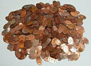 4 LB. Lot of Circulated Elongated Souvenir Pennies