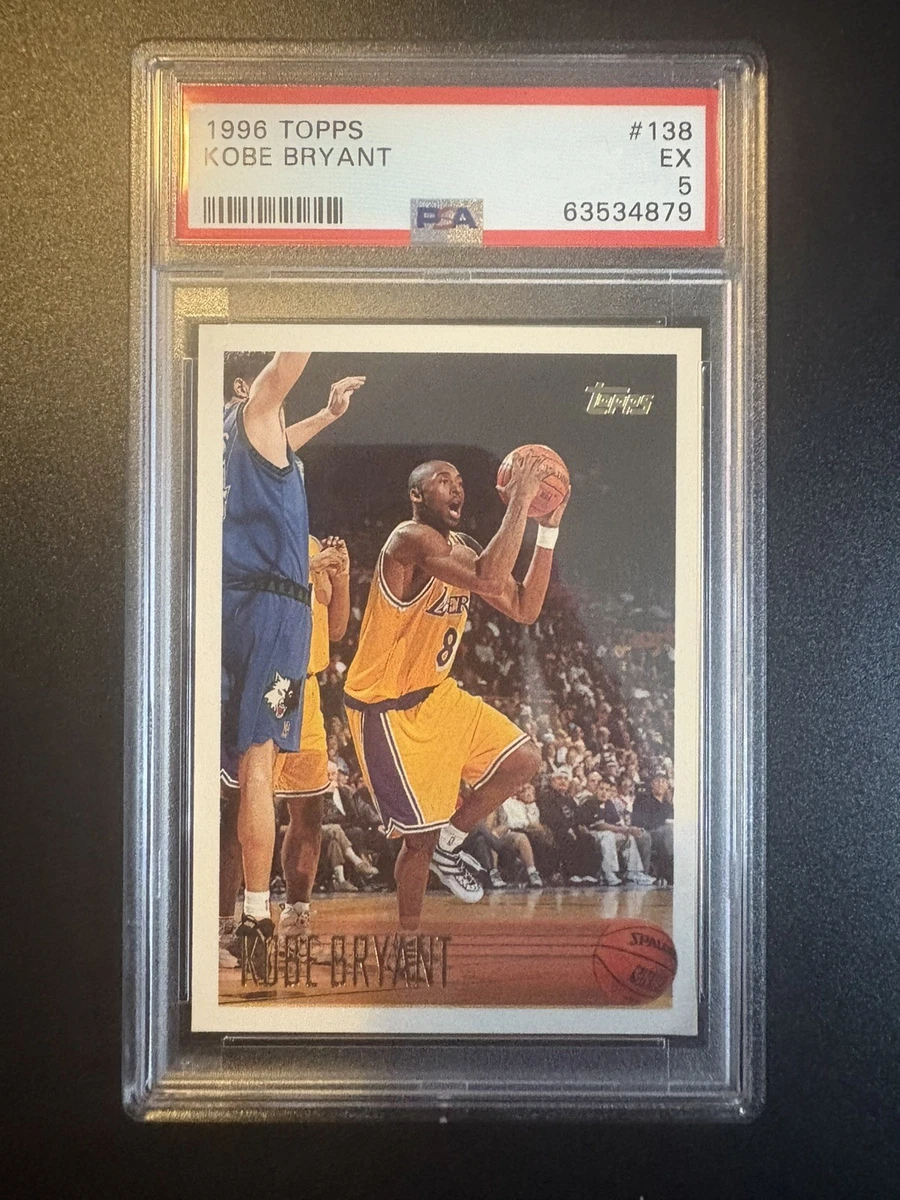 Topps Kobe Bryant Basketball 1996-97 Season Sports Trading Cards