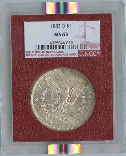 1883-O Morgan Dollar S$1 NGC MS63 Paramount