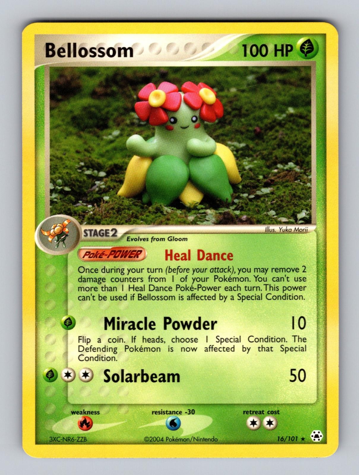 Bellossom 16/101 Rare Hidden Legends Pokemon Lightly Played