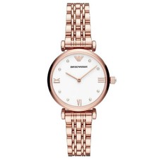 Emporio Armani AR11267 Women's Two-Hand Rose Gold Stainless Steel Watch