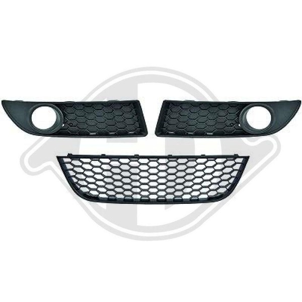 LüFtungsgitter StoßFäNger Diederichs 2205845 Hd Tuning FüR Mitte Links Rechts-image