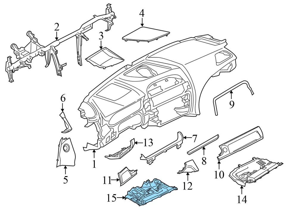 BMW M235I XDRIVE 2015-2016 - Transmisión cárter de aceite 8612901 Foto 3 de 4
