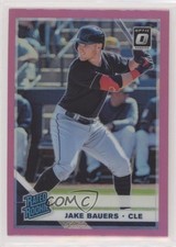 2019 Panini Donruss Optic Rated Rookies Pink Prizm Jake Bauers #39 15d4