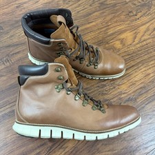 Cole Haan Hiker Boots Mens 12 M Brown Leather...