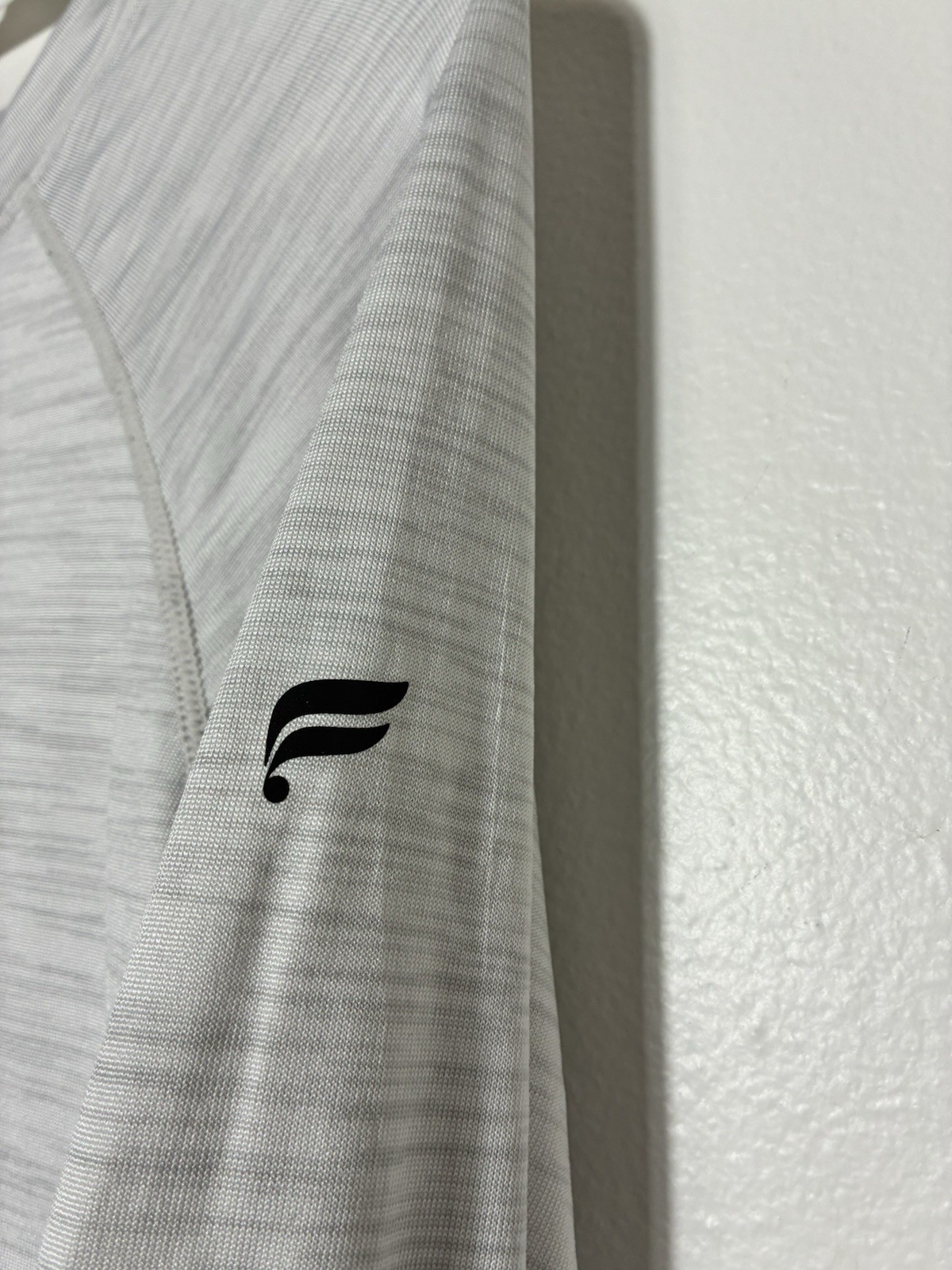 fabletics 1/4 Zip Pullover Light Gray Heather Ath… - image 2