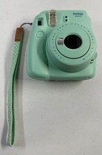 Fujifilm Instax Mini 9 Instant Camera Mint Green Flash Automatic Exposure