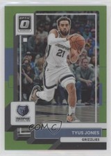 2022-23 Panini Donruss Optic Lime Green Prizm 134/149 Tyus Jones #184 00gy