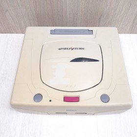 SEGA SATURN console Japan white bundle with 2 controllers, 3 games & memory