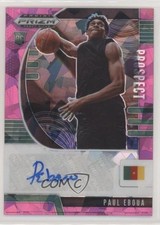 2020-21 Panini Prizm Draft Picks Prospect Pink Ice Paul Eboua #PA-PE Auto 02ih