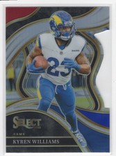 #242 Kyren Williams 2023 Select Red White Blue Prizm Die Cut Los Angeles Rams