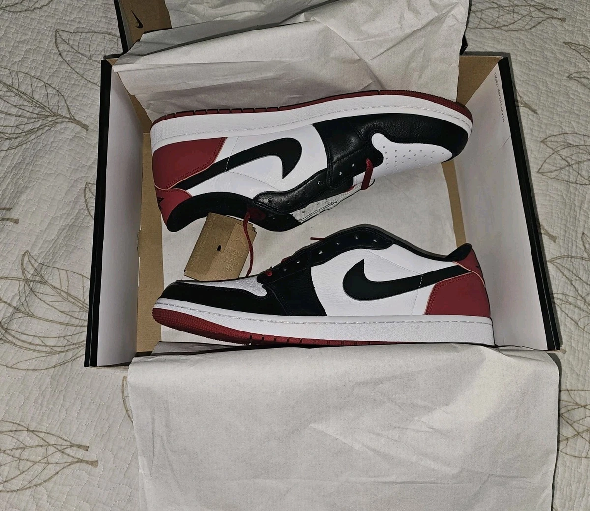 Jordan 1 Retro OG Low Black Toe for Sale | Authenticity Guaranteed