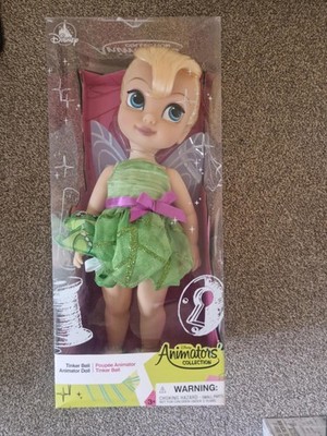 Disney Animators Collection Tinker Bell Animator Puppe Neu im Karton 